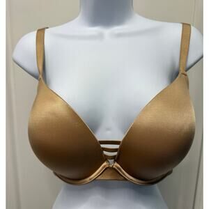 Soma Stunning Push up bra beige nude bra satin shiny finish 34G